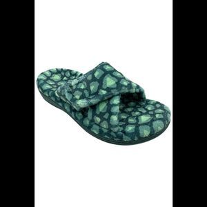 Vionic Women's Adjustable Strap Slippers Relax Posey Green - Medium